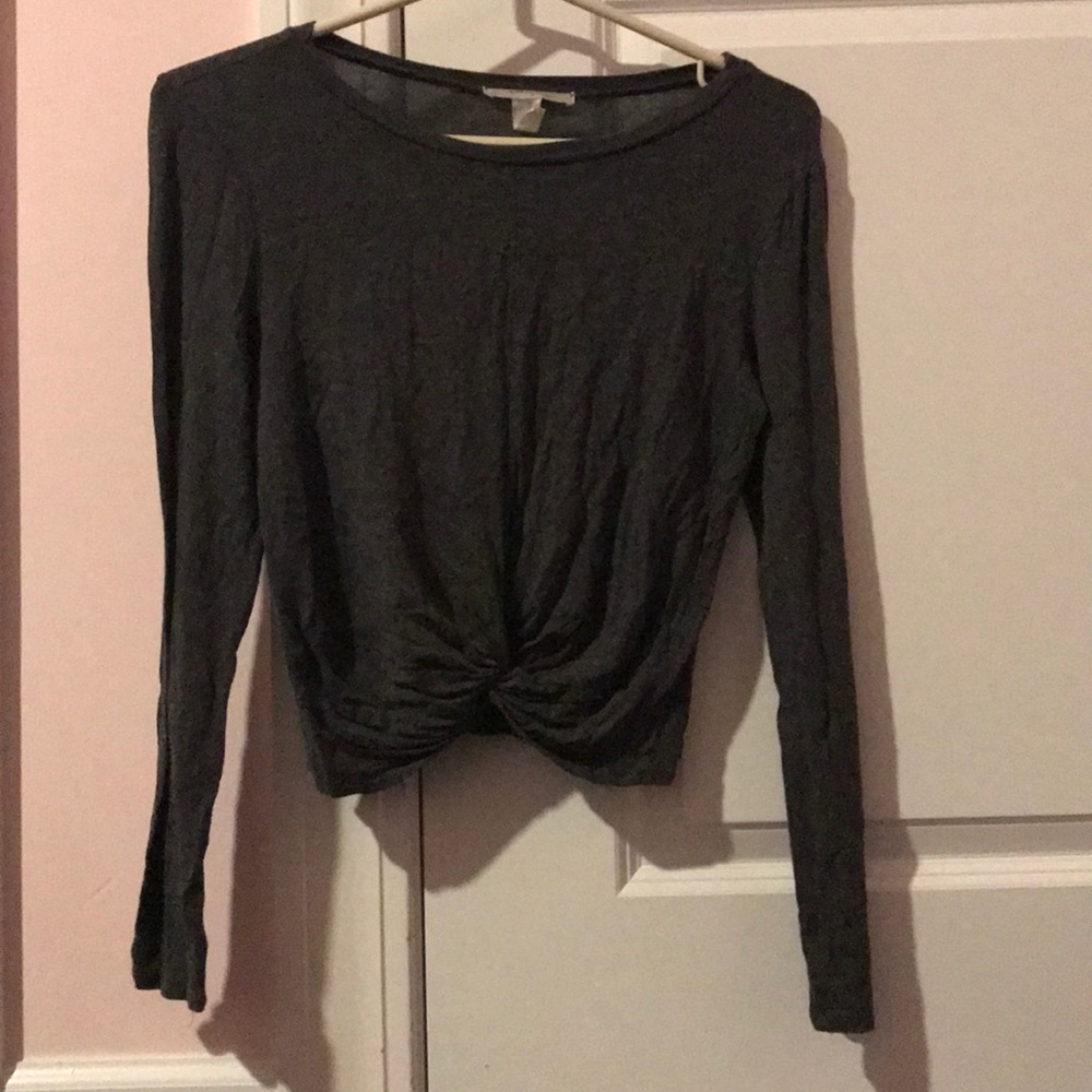 tie front t shirt